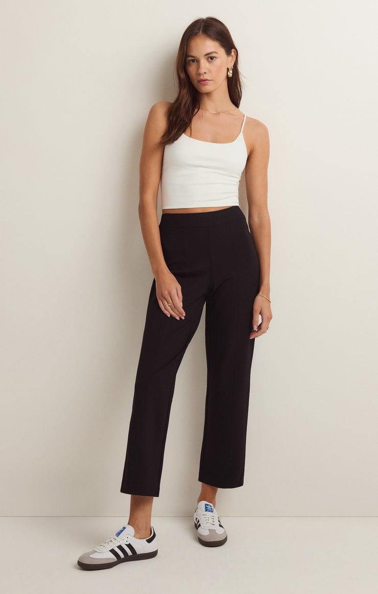 SweatyRocks Women's Wide Leg High Waisted Button Down Straight Long Trousers  Pants Black XS at Amazon Women's Clothing store